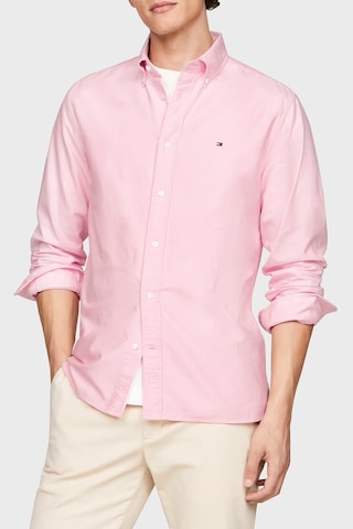 Tommy Hilfiger Erkek Gömlek Mw0mw35774 Tol Pembe Pembe