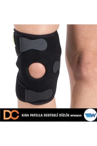 Kısa Patella Destekli Dizlik Diz, Spor Aktiviteleri, Eklem Içi Sıvı Artışı Siyah