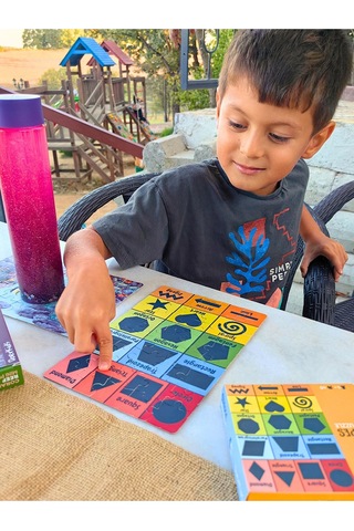 Doerkids Şekiller Mini Puzzle 40 Parça Yaş