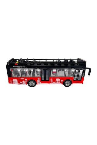 Ctoys Ses Ve Işıklı Oyuncak Şehir Otobüsü A1119-13 Kımızı