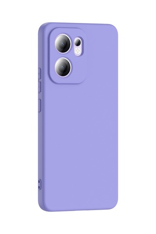 Kilifone - Oppo Reno 13f 5g Uyumlu Kılıf Esnek Koruyucu Mara Lansman Kapak - Lila - T37335