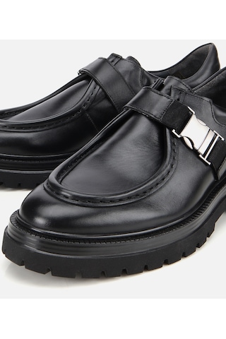 Hotiç Erkek Deri Siyah Metal Tokalı Klasik Loafer 02ayh311670a100 02ayh311670a100 Siyah