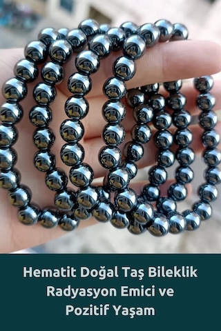 Hematit Gerçek Doğal Taş Bileklik Daha Gür Saçlar 8 Mm Aa Kalite Çok Renkli Hematit Gerçek Doğal Taş Bileklik Daha Gür Saçlar 8 Mm Aa Kalite Çok Renkli