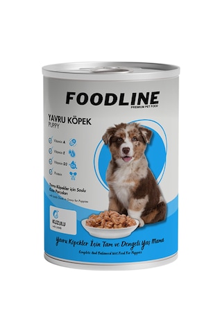 Foodline Kuzu Etli Yavru Köpek Konservesi 400 G