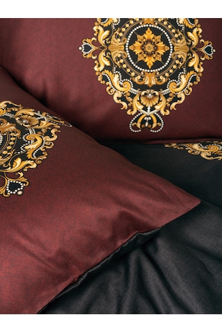 Cotton Box Palace Saten Çift Kişilik Nevresim Takımı Ebren Antrasit