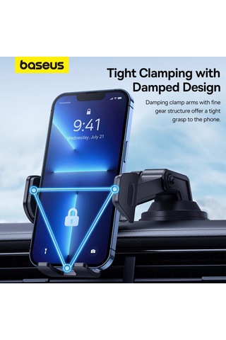 Baseus Ultracontrol Go Araç İçi Telefon Tutucu, Havalandırma Izgarasına Takılabilir, 360 Döner Başlık, Tek El Diğer