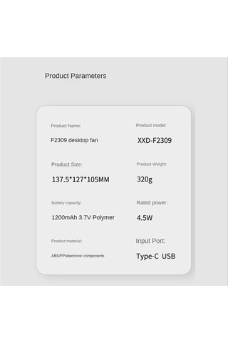 Usb Masaüstü Masa Fanı Duvara Monte Asılı Tavan Vantilatörü Ayarlanabilir Açı Taşınabilir Fan Yaz Ev Hava Soğutucu Fan-a 4336 Renkli