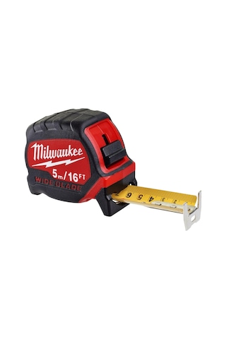 Milwaukee Premium Geniş Bıçak Şerit Metre 5m /16ft 4932471817 5 Metre