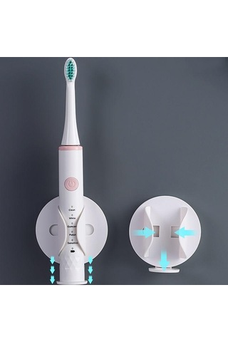 Mavi Hdoorlink Elektrikli Diş Fırçası Yerçekimi Braketi Yapışkan Duvara Monte Diş Fırçası Kapağı Banyo Ve Mutfak İçin Elektrikli Duvar Braketi Mavi