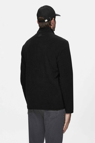 Ucla Gremıo Siyah Polar Nakışlı Standard Fit Erkek Sweatshirt Siyah