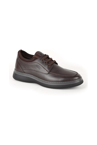 Lbr H1068 Erkek Deri Casual Ayakkabı Khv-gri