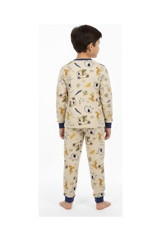 Baglan Erkek Çocuk Baskılı Pijama Takım Bgl-st05258 Taş