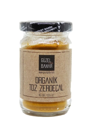 Güzel Ada Gıda Organik Toz Zerdeçal 45 G