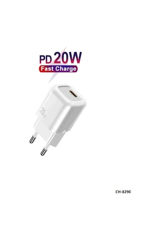 Mcdodo Ch-8290 Pd 20W Type-C Girişli Şarj Adaptörü-Beyaz