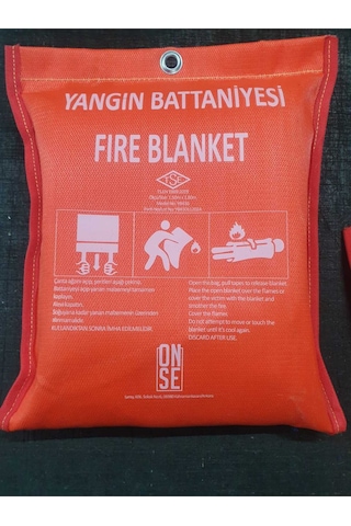 150 180 Cm Yangın Battaniyesi