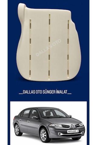 Renault Megane 2 Uyumlu Oto Koltuk Oturak Süngeri 2002-2009 1