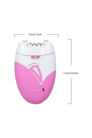 Yifomall Usb Şarjlı Elektrikli Tüy Çıkarıcı, İki Hızlı Ayar, Işıklı Fonksiyon, Kadın-erkek İçin Kemerli Teker Tasarımı, Pembe Çok Renkli