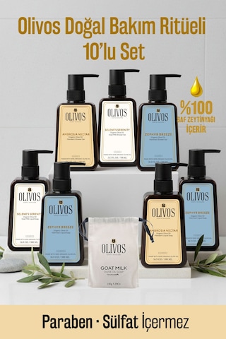 %100 Doğal Zeytinyağlı Hamam Mandalina Keçi Sütü Sıvı El Sabun &