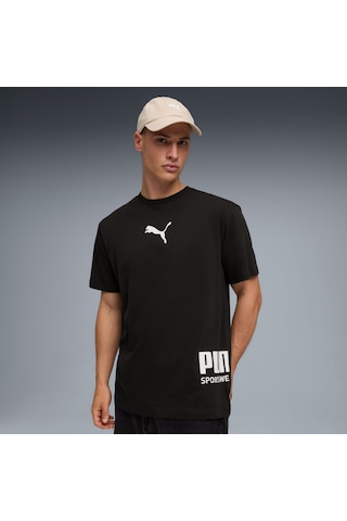 Puma Sport Graphic Erkek Siyah Tişört 692169-01
