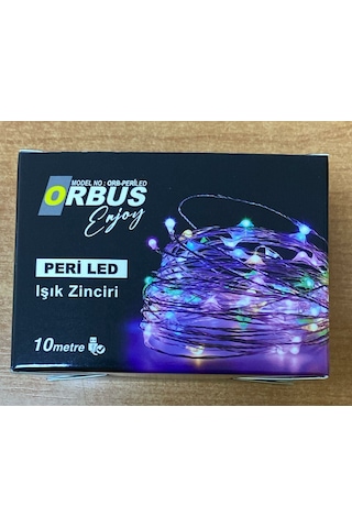Orbus 10 Metre Peri Led Renkli Usb'li Işık Yılbaşı Süsü