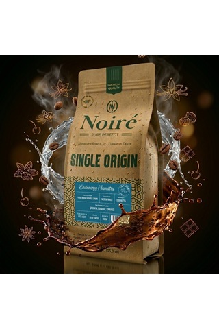 2'li Set Noire Endonezya Sumatra 1kg %100 Arabica Orta Sert, Çikolata & Baharat Topraksı Kahve Çekirdek