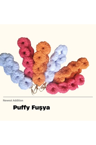 Puffy Fuşya Telefon Askısı