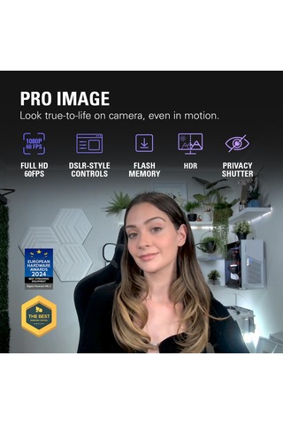Facecam .2-1080p60 Full Hd Web Kamerası, Ultra Düşük Gecikmeli Akış, Düşük Işık Performansı, Gerçeğe Uygun Renkler, Dslr Tarzı Uygulama Kontrolü, Hdr, Yakınlaştırma/takımlar İçin, Pc/mac Sku: Smg8690