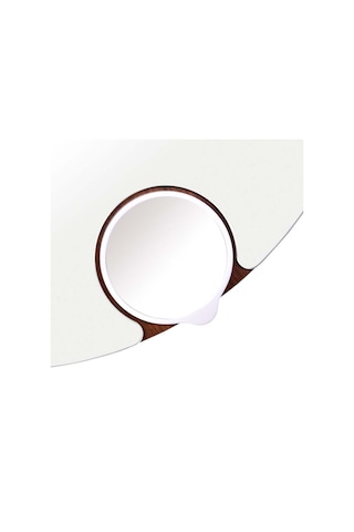 Akis 20 Duvar Aynası Ceviz-beyaz Beyaz