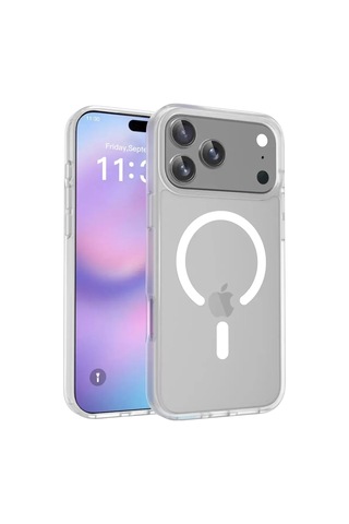 Sh Joko Apple Uyumlu iPhone 17 Pro Max Jota Magsafe Kapak - Şeffaf Najmaddin