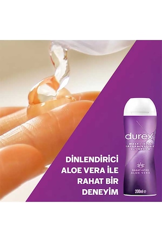 Durex Aloe Vera 2'si 1 Arada Masaj Jeli Ve Kayganlaştırıcı