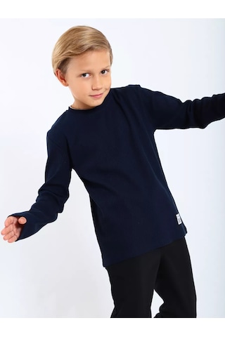 Breeze Okul Uzun Kollu Üst 172694844 Mavi