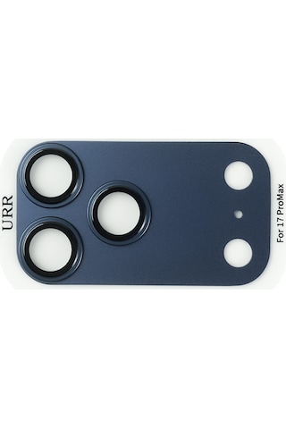 Urr Apple Uyumlu iPhone 17 Pro Fans Series Full Alloy Kamera Lens Koruyucu Mavi