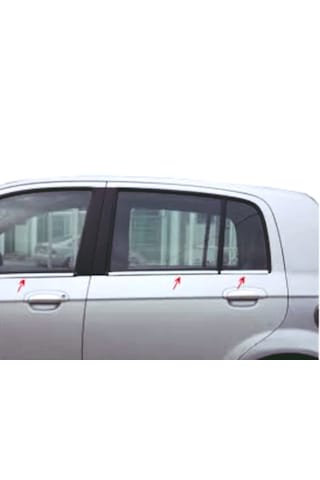Hyundai Getz 2002 Üzeri Krom Cam Çıta 6 Prç P.çelik
