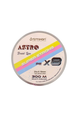 Remixon Astro 8x 300m M.color İp Misina - 0,16mm