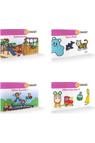 Zekare Smart Görsel Dikkati Güçlendirme Seti 2-4 Yaş Yeni Baskı