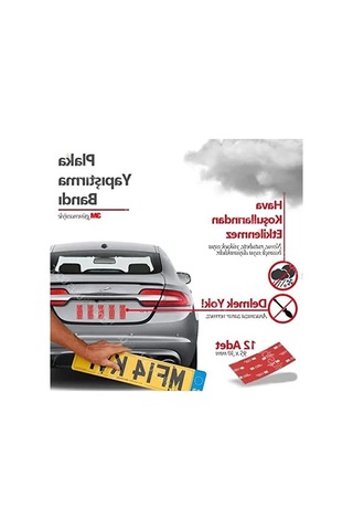 Vhb Çift Taraflı Yapıştırma Bandı, 3m Plakalık Yapıştırıcı, 12 Adet 0,13mm X 48mm X 25mt