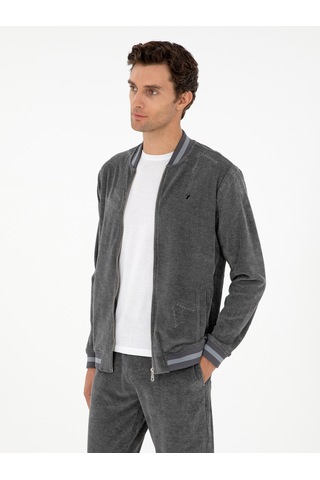 Cacharel Erkek Antrasit Sweatshirt 50292493-vr006 Gri
