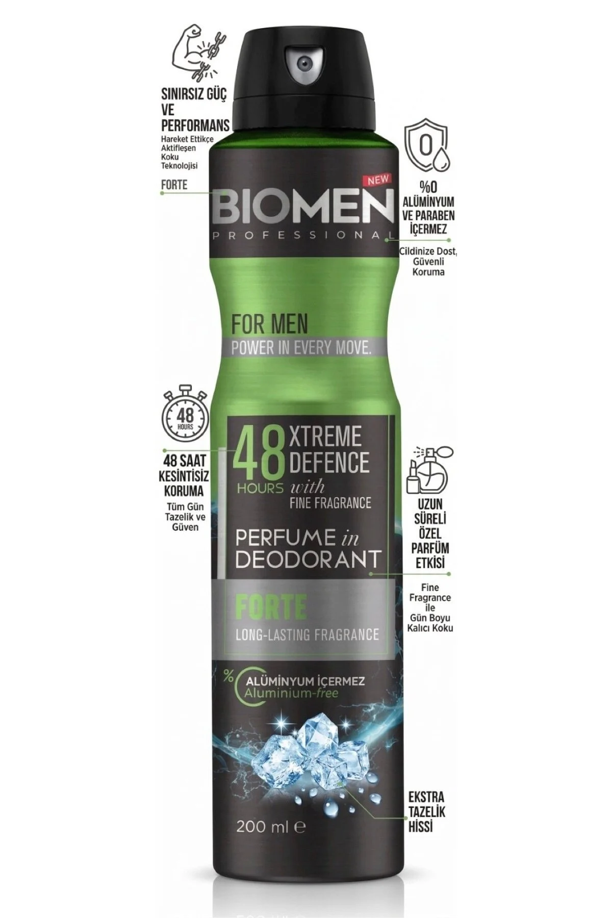 Perfume İn Deodorant For Men Forte 200 Ml
