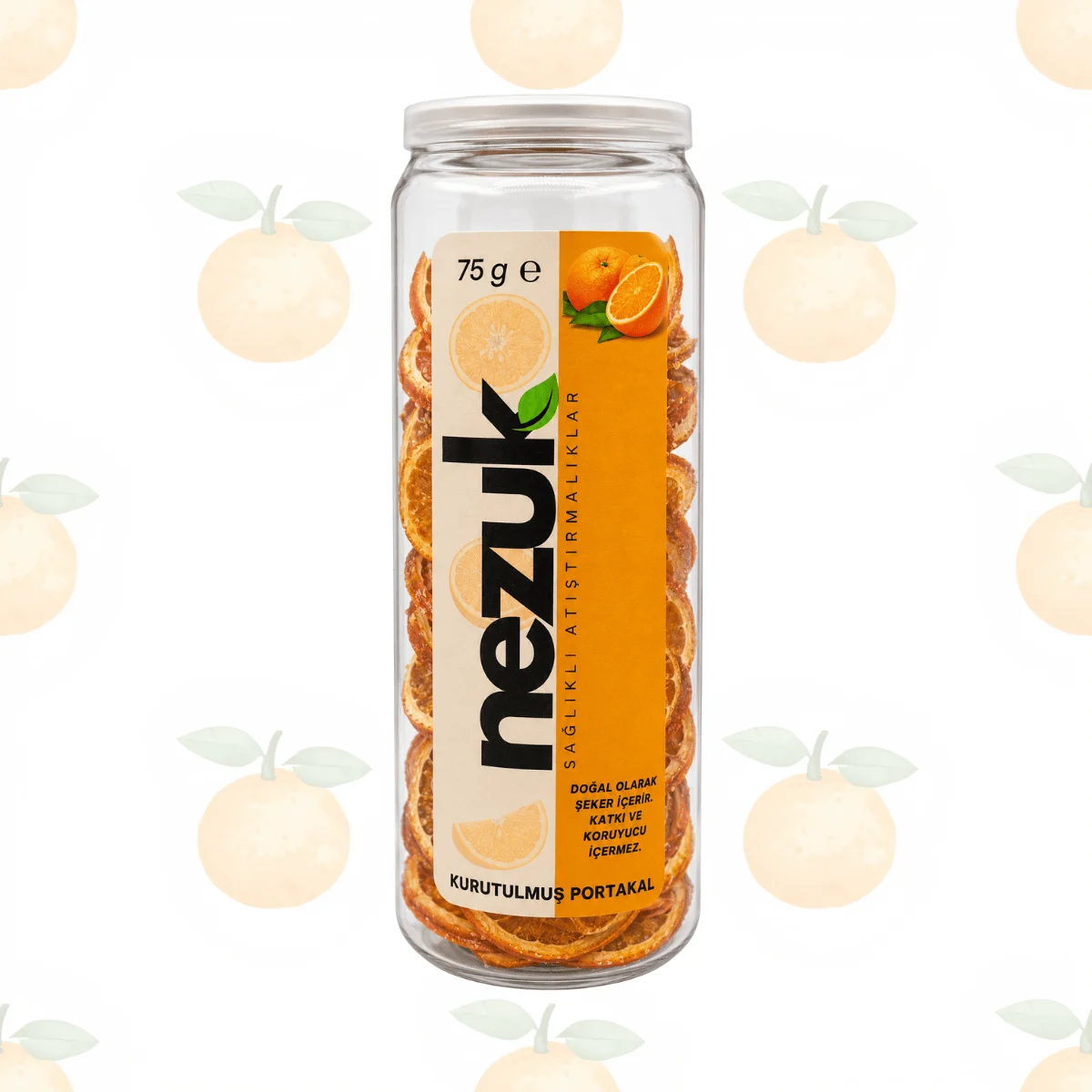 Nezuk Güneş Enerjisi İle Kurutulmuş Doğal Portakal-pet 75 G