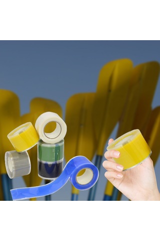 Geeroyoo Kayak Ve Kanolar İçin Kaymaz Silikon Tutma Bandı - Siyah, Çeşitli Renk Seçenekleri