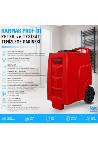 Kammak Prof-01 Petek Temizleme Makinesi