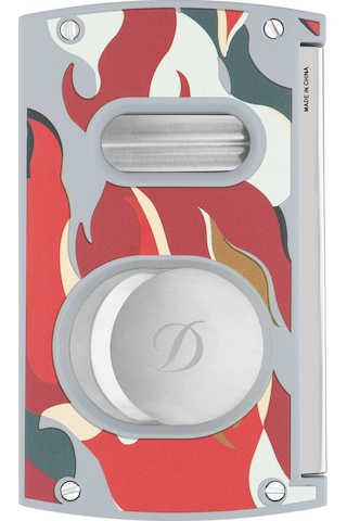S.t. Dupont Camo Kırmızı Çift Bıçaklı Puro Kesici 003451r