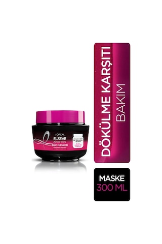 L'Oreal Paris Elseve Arginine Direnç X3 Dökülmelere Karşı Saç Maskesi 300 ML