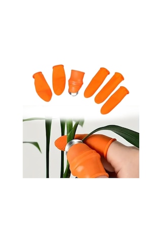 5 Parça Pratik Parmak Koruyucu 1 Parça Baş Parmak Bıçaklı Eldiven Diğer