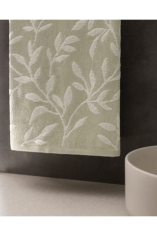 Madame Coco Clarisse Pamuklu Yüz Havlusu - Haki - 50x80 Cm 8684427222249 Çok Renkli