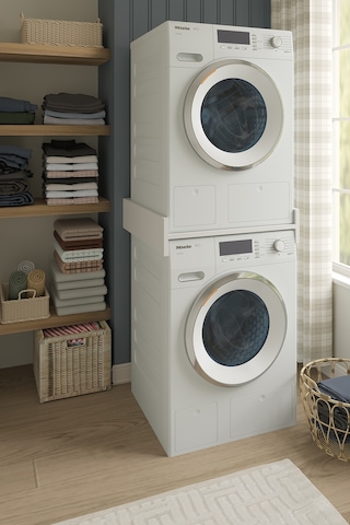 Milano Banyo Dolabı Çamaşır Ve Kurutma Makinesi Dolabı Çamaşır Makinesi Rafı Beyaz Beyaz