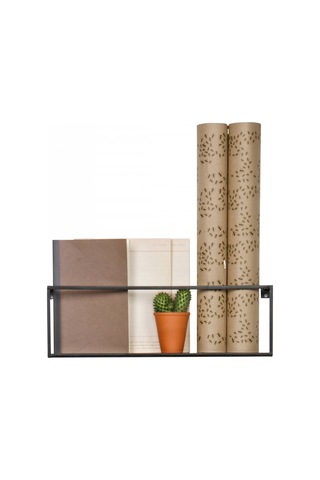 Wessdizayn Metal 6 Kanca Askılıklı Iskandinav Duvar Rafı 3 ‘Lü Set Wd-254