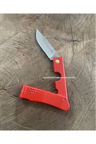 Cross Çelik Aşı Çakısı Aşı Yapma Bıçağı Mini Çakı Katlanır Cep Çakısı Kırmızı