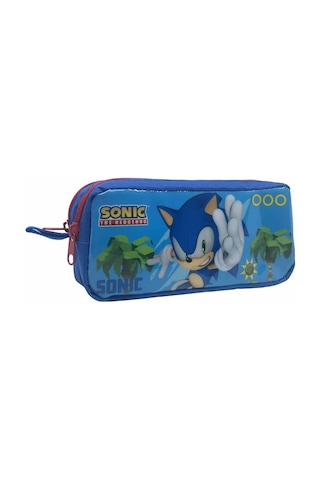 Wiggle Sonic The Hedgehog Çocuk Kalem Kutusu Mavi