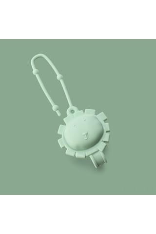 Reedark Yeşil Aslan Gelişmiş Versiyon: Silikon Diş Macunu Zinciri - Uyumlu Askı Oyuncak, Düşme Engeli, Taşınabilir Saklama, Çocuklar İçin Dayanıklı